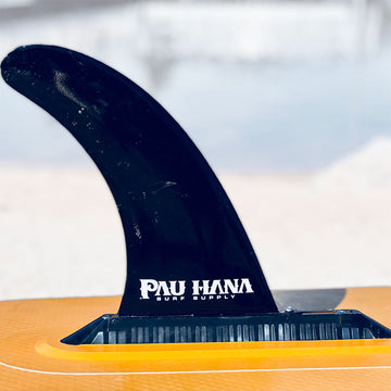 a 10" standard fin box on a paddle board