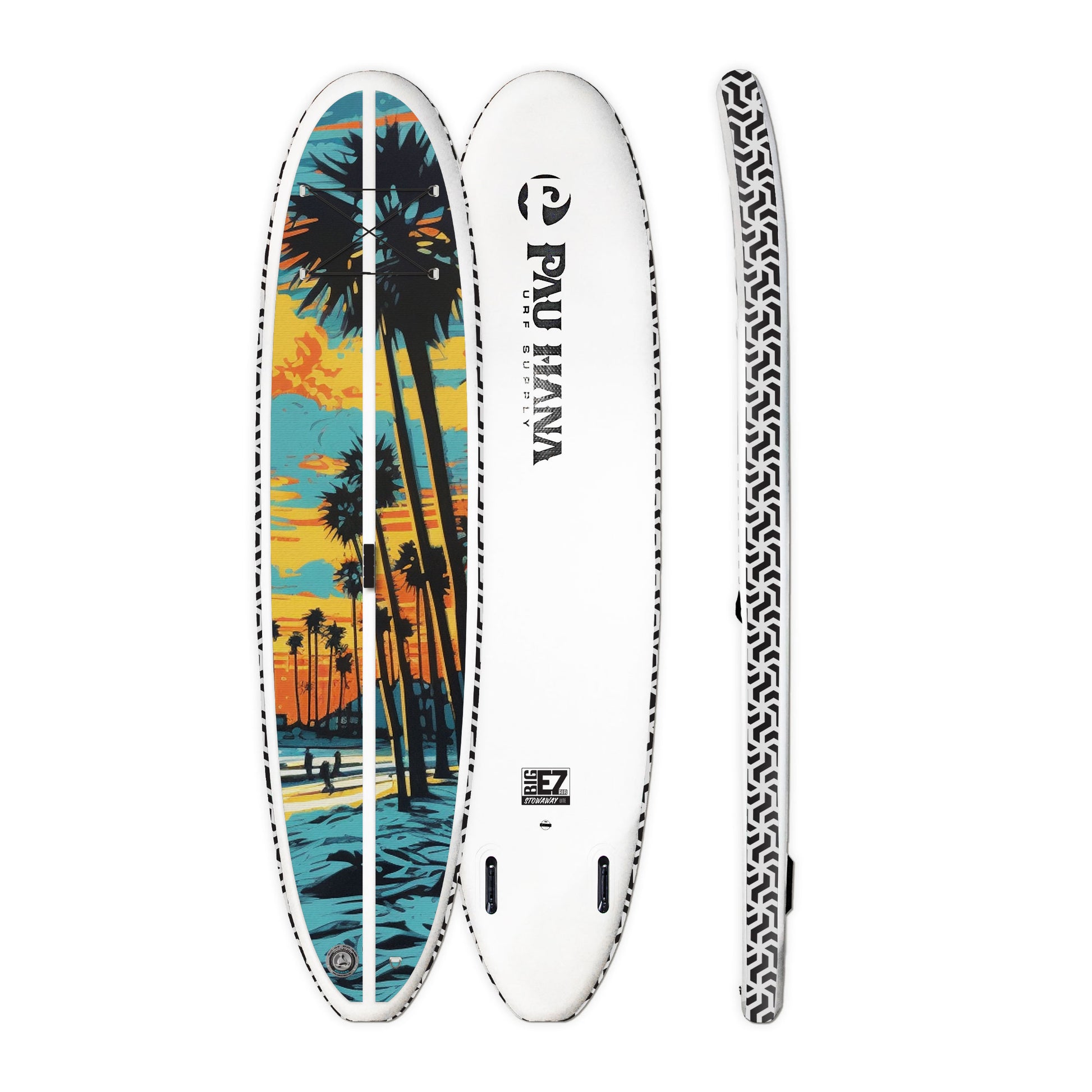 Big EZ Stowaway lite Californication inflatable paddleboard