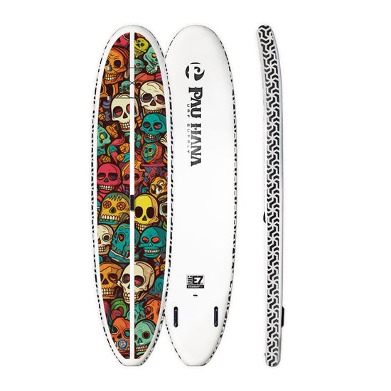 Big EZ Stowaway lite Day of the Head inflatable paddleboard