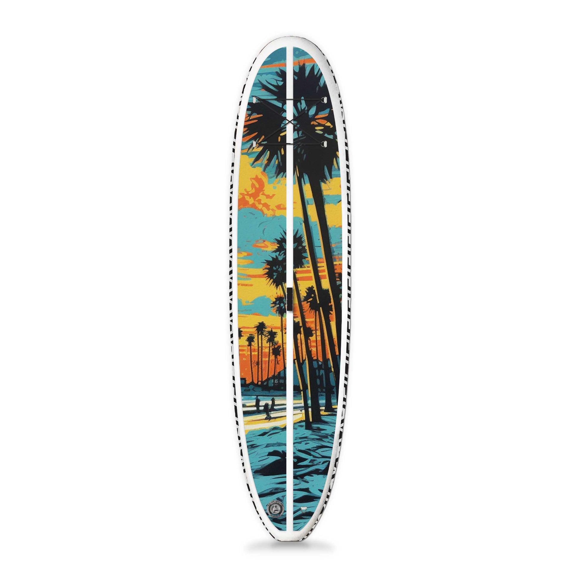 Big EZ Stowaway lite Californication inflatable paddleboard top