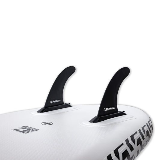 the pau hana stowaway paddle board fins in the fin box product image