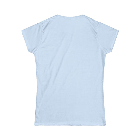 Plain light blue t-shirt on a white background