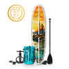 image of the Stowaway Lite inflatable paddle board and accessories in Tahoe sunset